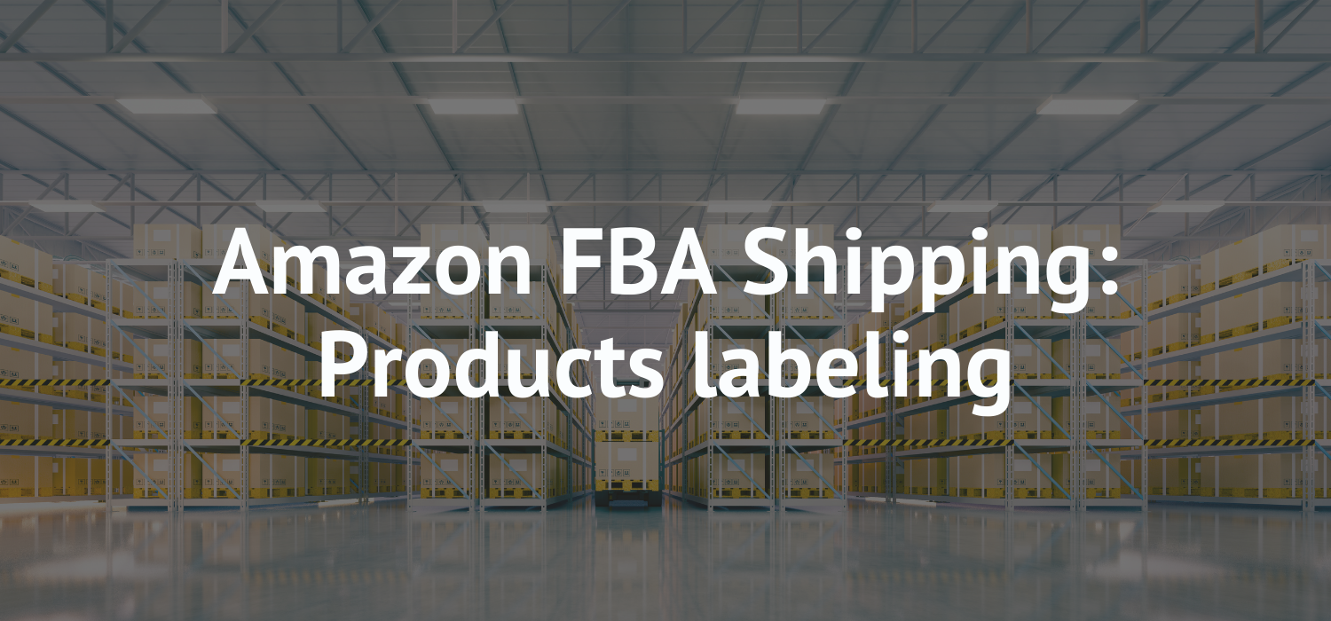 Amazon FBA products labeling
